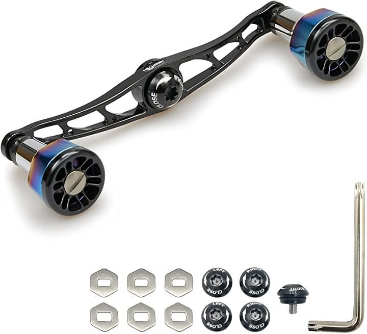 HEIGHTEN 115mm ベイト リール ハンドル 8色 70航空アルミ製 シマノ