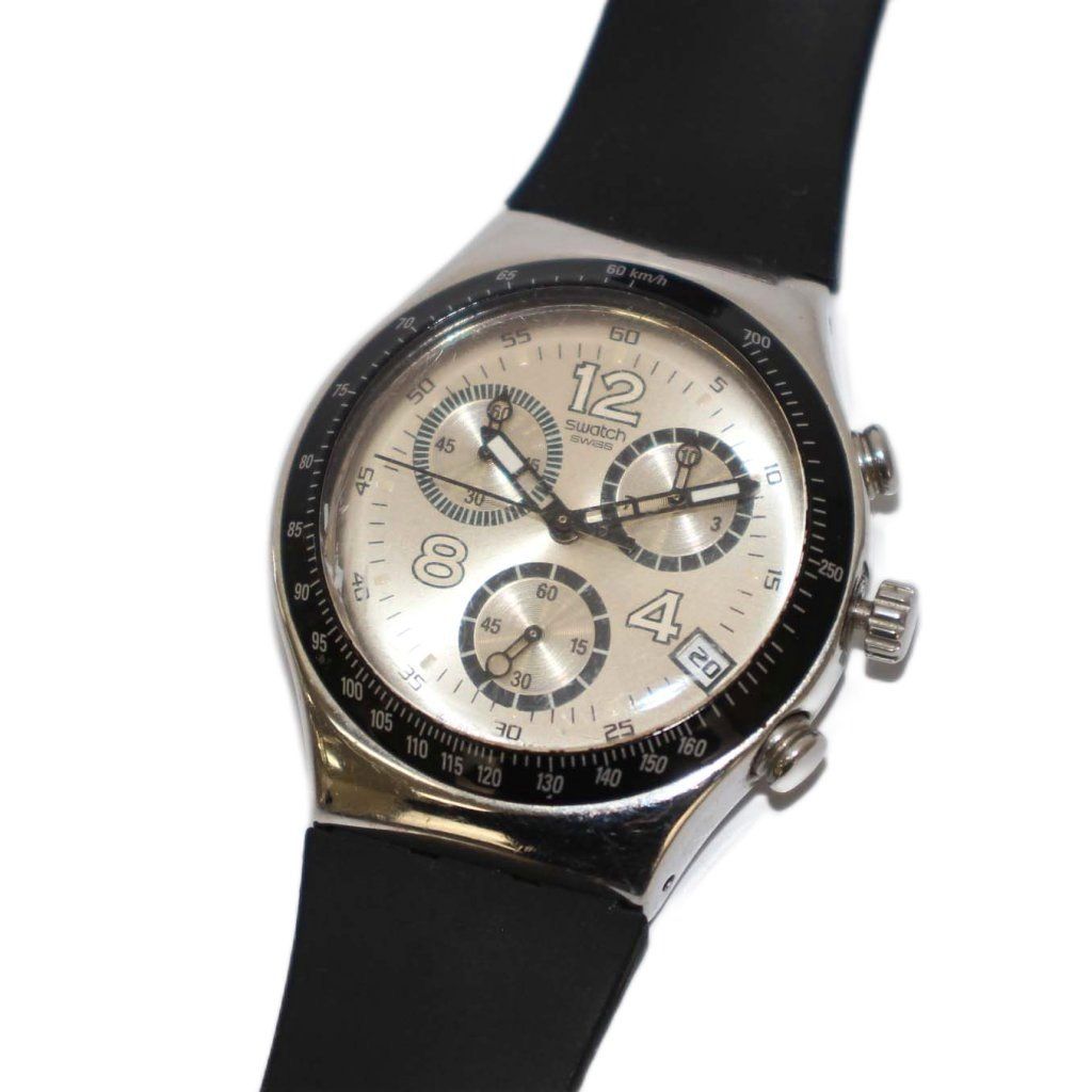 Swatch Irony liteクロノグラフ腕時計 Swatch IRONYスウォッチ アイロニー クロノグラフ 腕時計 - メルカリ