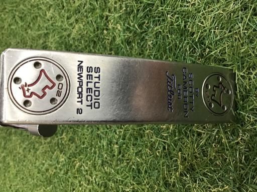 タイトリスト SCOTTY CAMERON STUDIO SELECT NEWPORT 2 33インチ 20g パター PT スチール フレックスその他 メンズ 男性用 右利き 右用 Dランク ゴルフクラブ