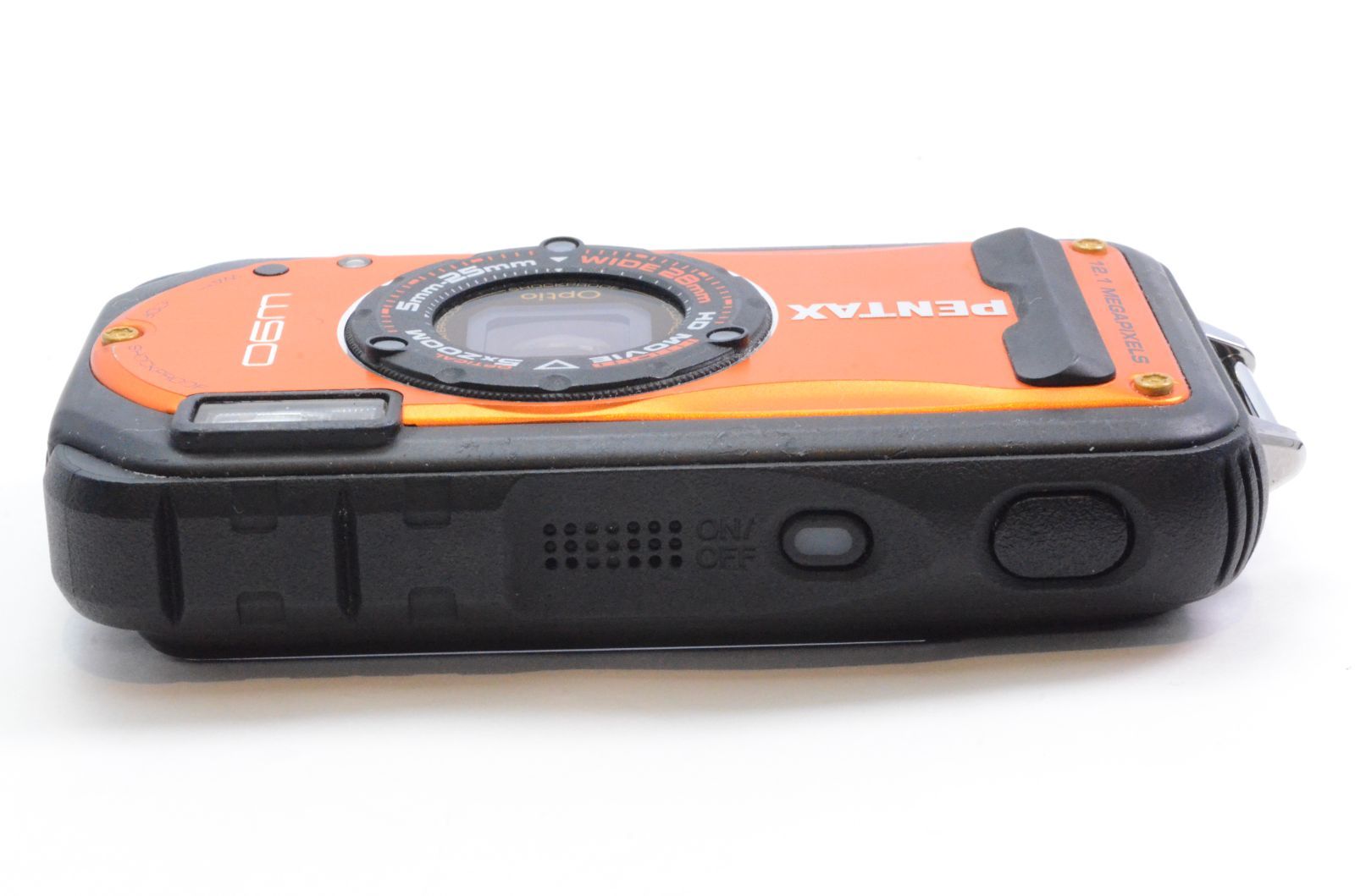 良品】PENTAX ペンタックス Optio W90 シャイニーオレンジ 防水
