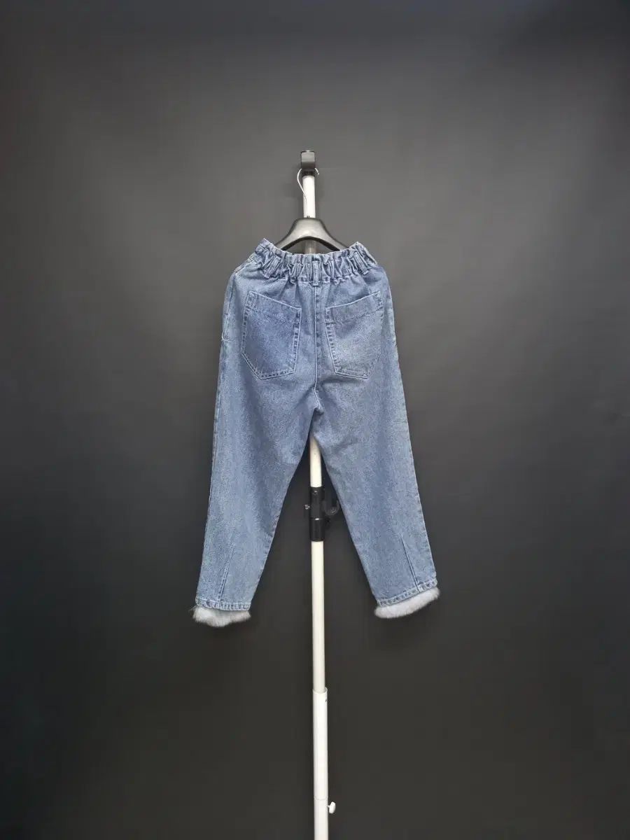 オーズセカンド 秋冬 ハイウエスト 8分丈 デニム パンツ 44 33