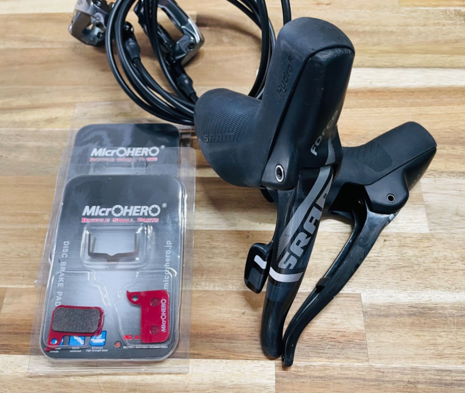 SRAM force1 油圧 ディスクブレーキ レバー キャリパー セット