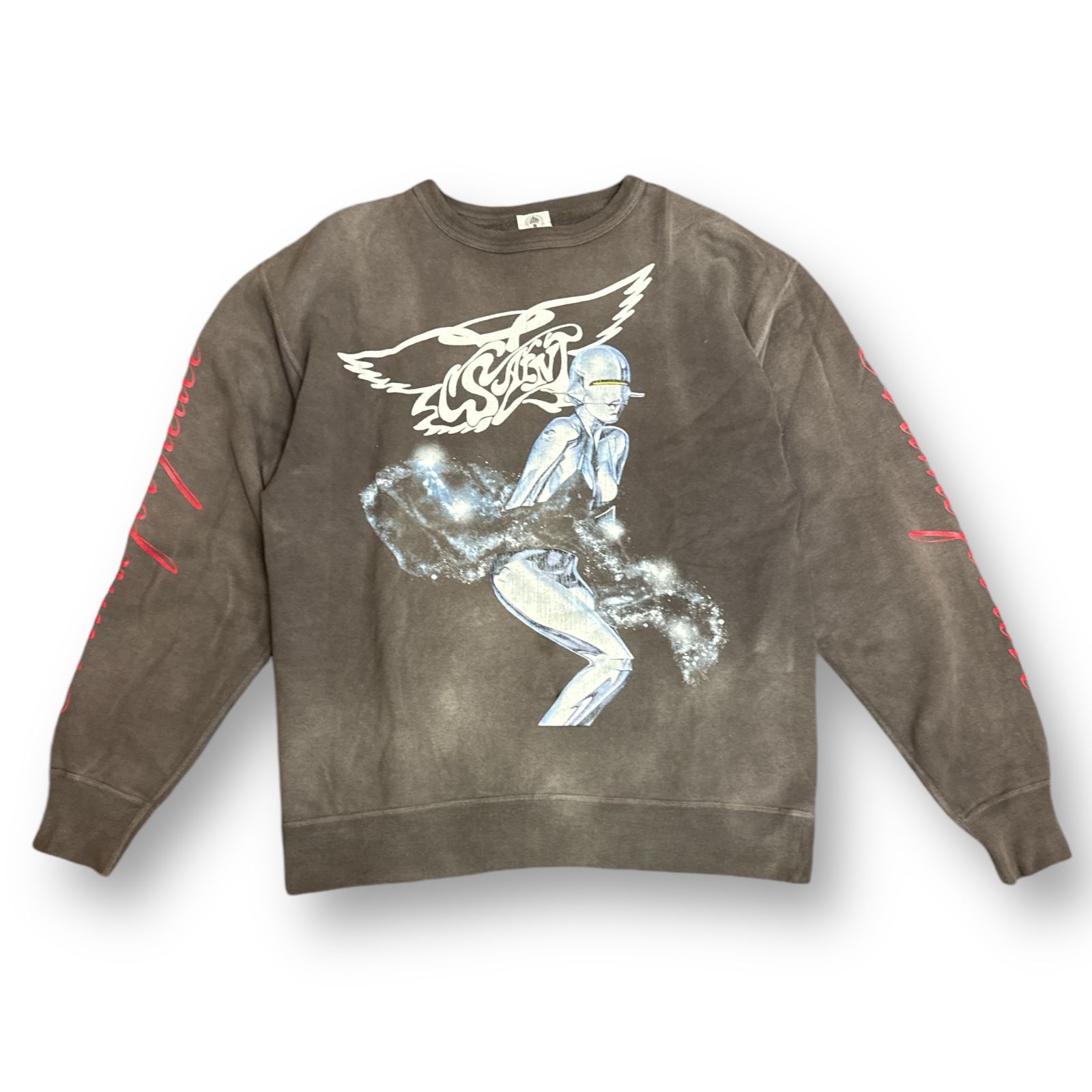 SAINT MICHAEL 22SS SWEAT SHIRT / SORAYAMA / 空山コラボ スウェット トレーナー セントマイケル  SM-S22-0000-074 ブラック系 L 76348A3 - メルカリ