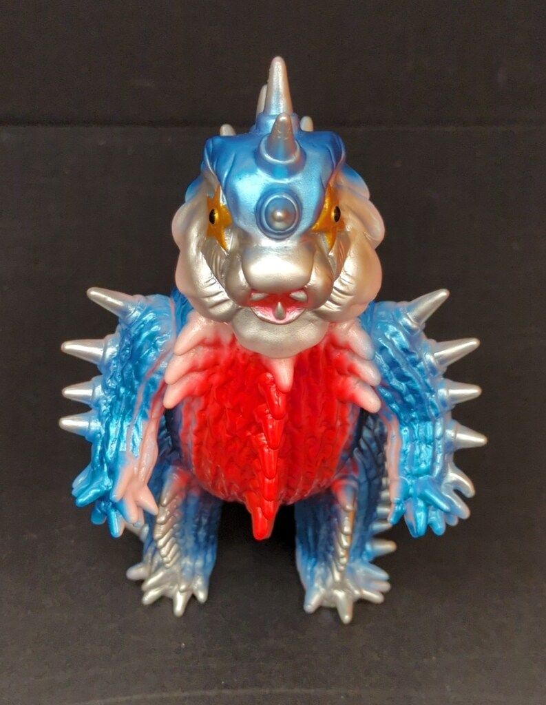 桃色青赤塗装