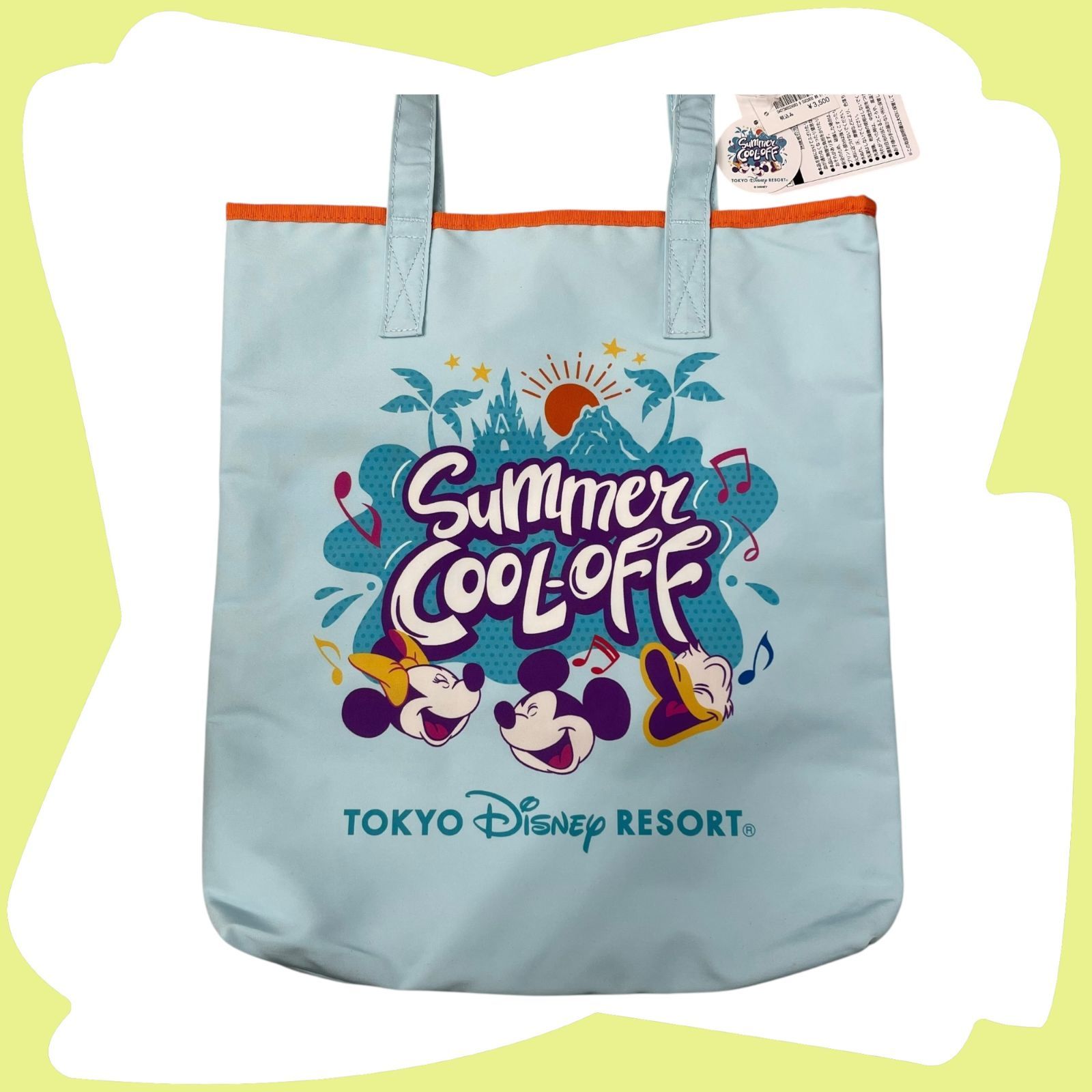 ディズニー【トートバッグ】ミセスグリーンアップル Summer COOL