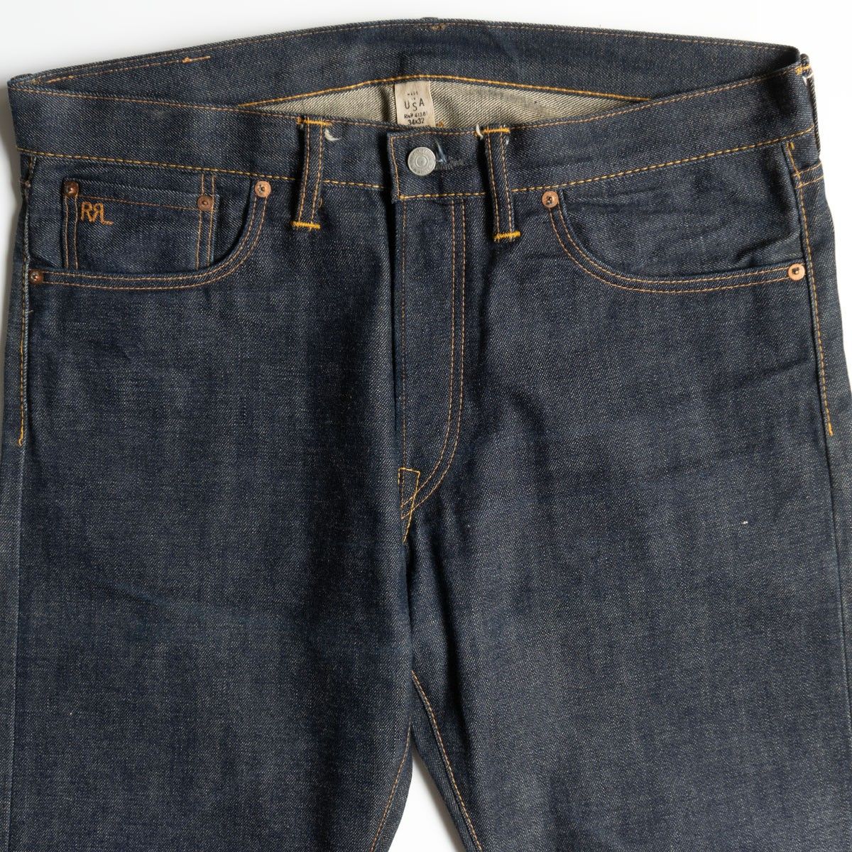 美品】RRL 【SLIM FIT JEANS】34×32 スリムフィット ジーンズ