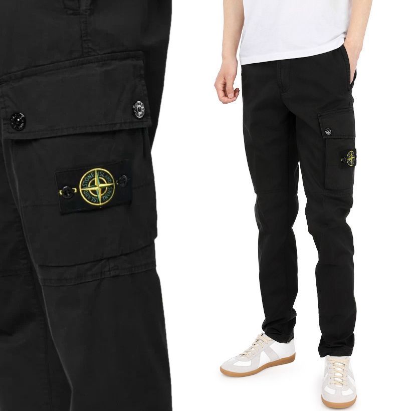 7 STONE ISLAND ストーンアイランド 781531410 V0029 ブラック カーゴ