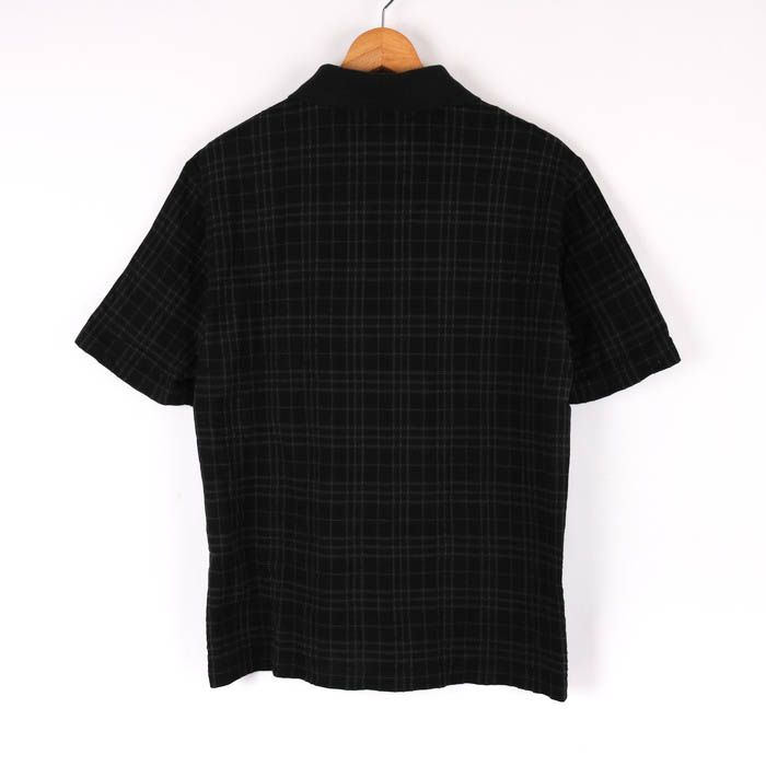 バーバリー 半袖ポロシャツ チェック トップス 日本製 コットン100