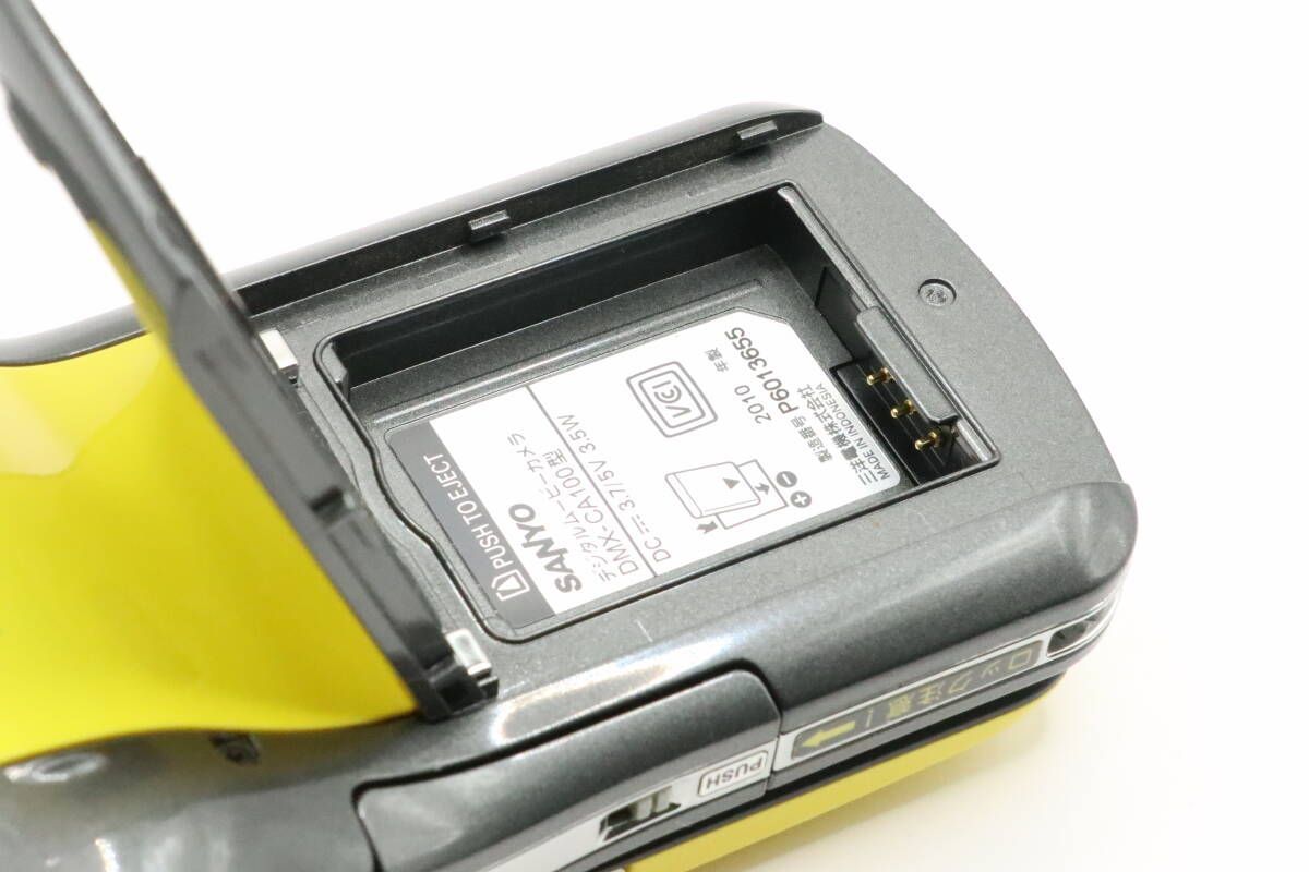 SANYO デジタルムービーカメラ Xacti CA100 Y イエロー DMX ☆極上美品