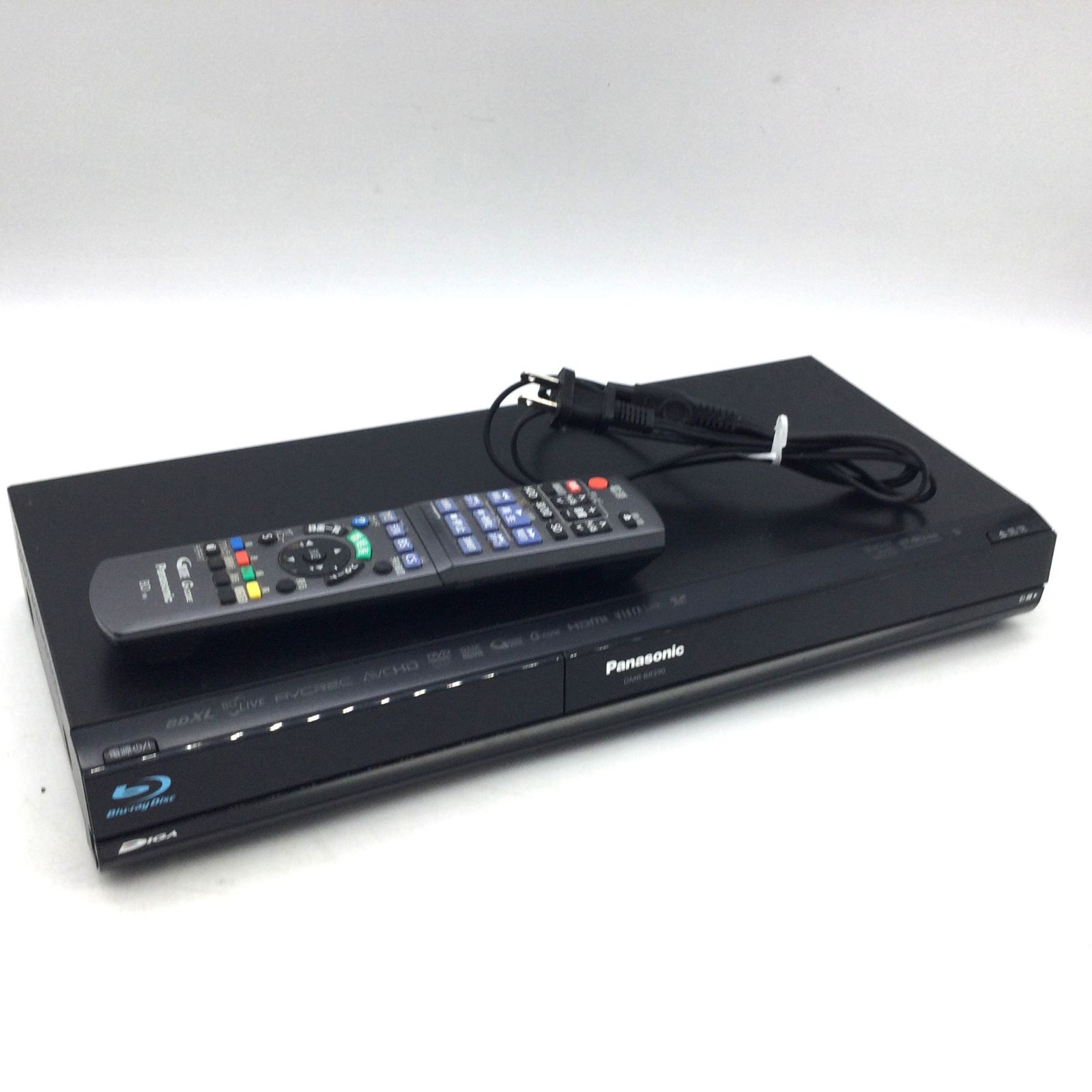 Panasonic DMR-BR590 ブルーレイレコーダー　リモコン付 10092 Panasonic パナソニック DIGA DMR-BR590 Blu-rayレコーダー 2010