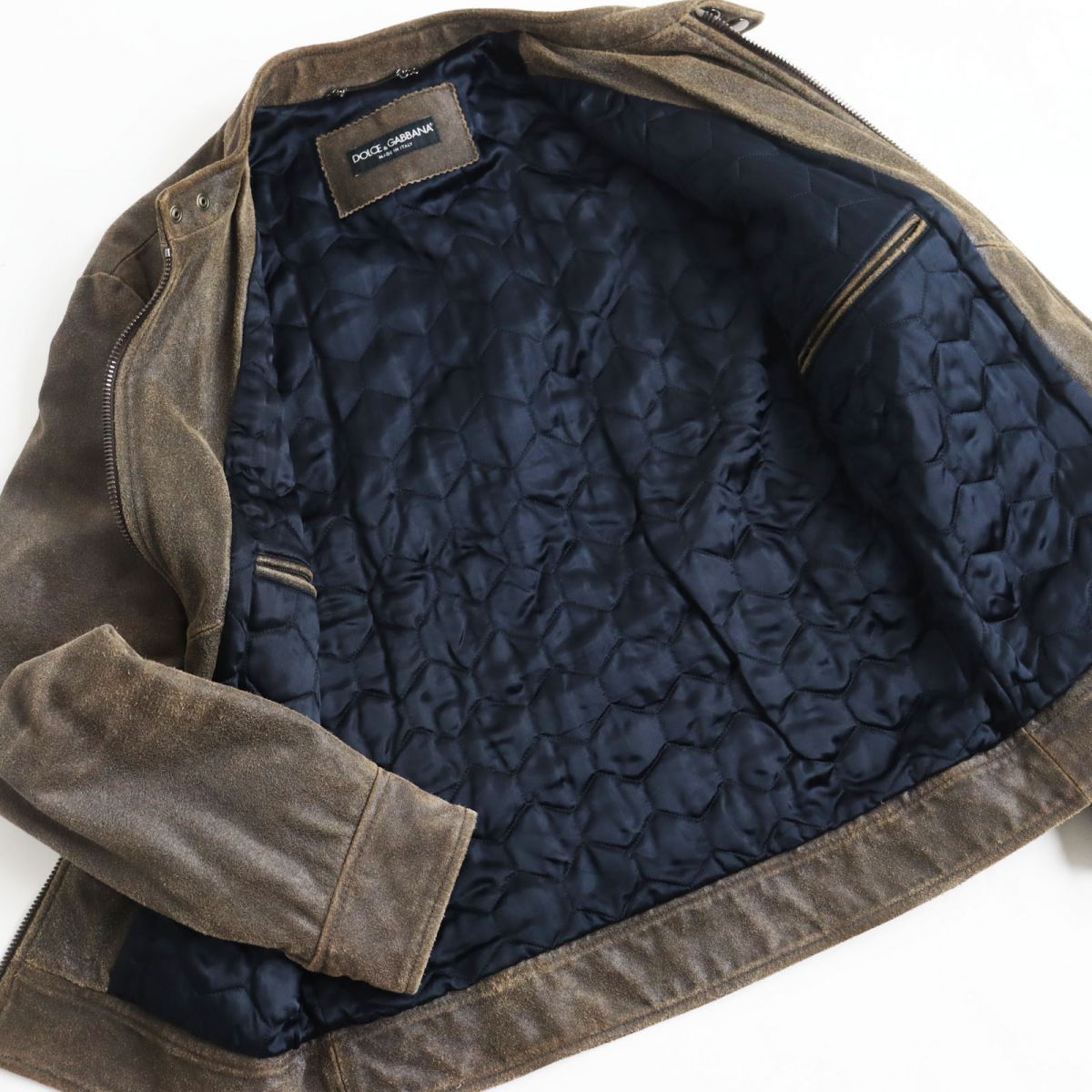 DOLCE 革ジャン 牛革 良品○DOLCE&GABBANA ドルチェ&ガッバーナ DOLCE 革ジャン 牛革 良品○DOLCE&GABBANA ドルチェ&ガッバーナ