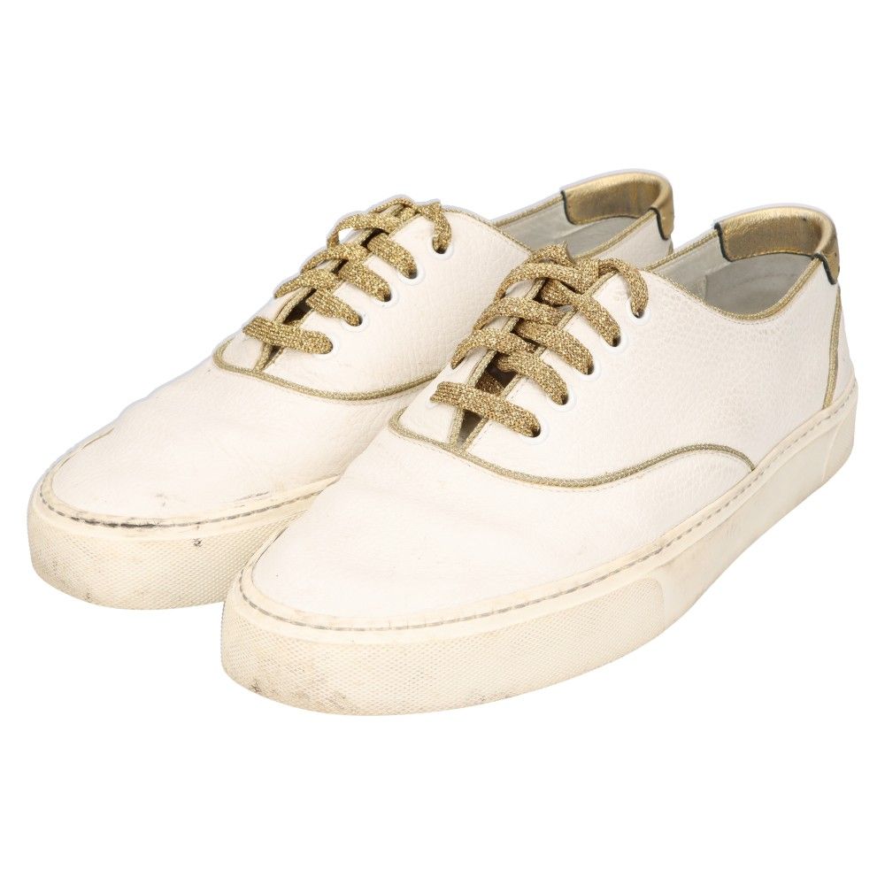 【新品】SAINT LAURENT サンローラン ローカットスニーカー 38 SAINT LAURENT PARIS (サンローランパリ) GOLD DETAIL VENICE LOW TOP