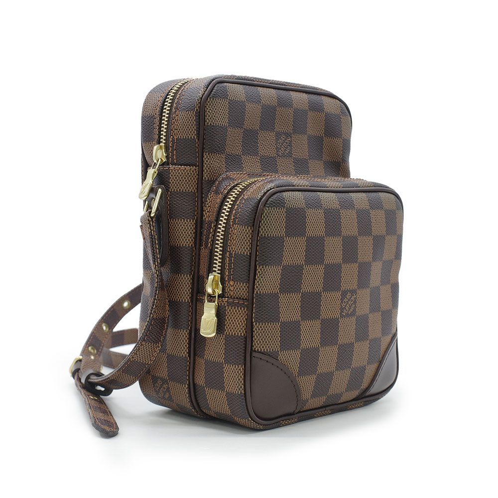 ルイ ヴィトン アマゾン ショルダーバッグ N48074 ダミエ ブラウン  