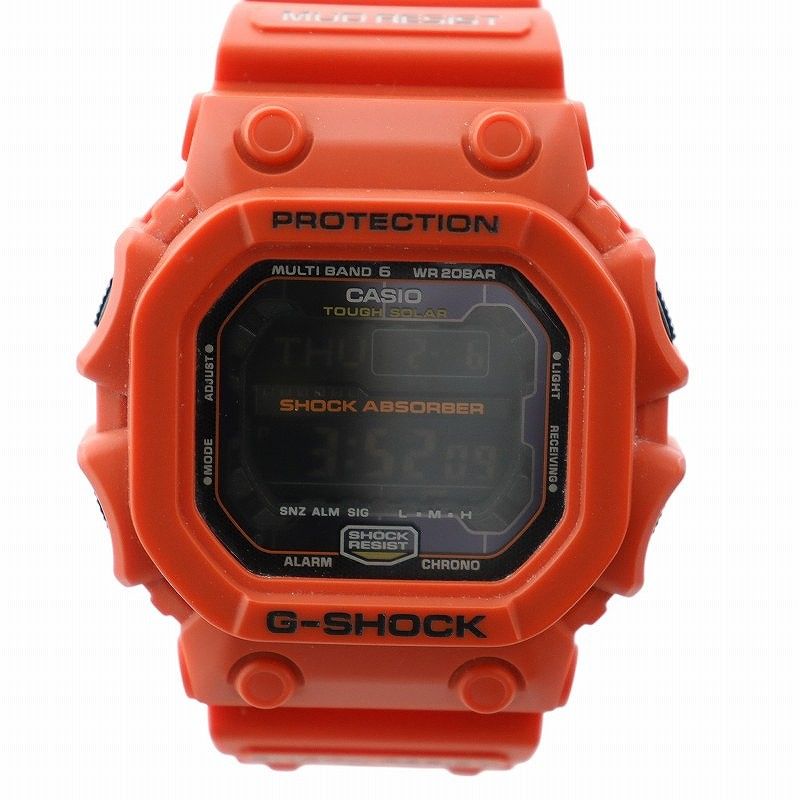 カシオジーショック CASIO G-SHOCK GX Series GXW-56 腕時計 ソーラー デジタル ビッグケース スクエア オレンジ GY18 /MQ