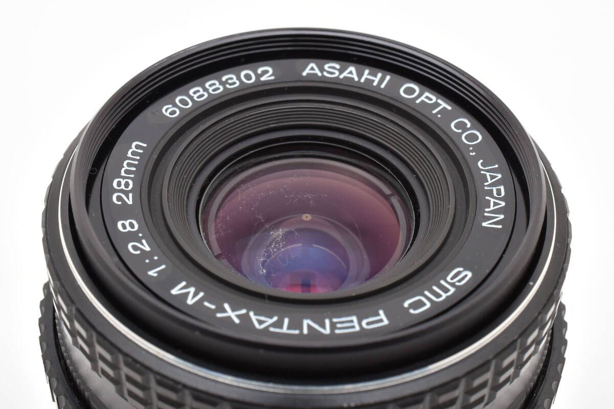 ☆美品☆ペンタックス PENTAX-M smc 28mm F2.8☆ K220 #2801