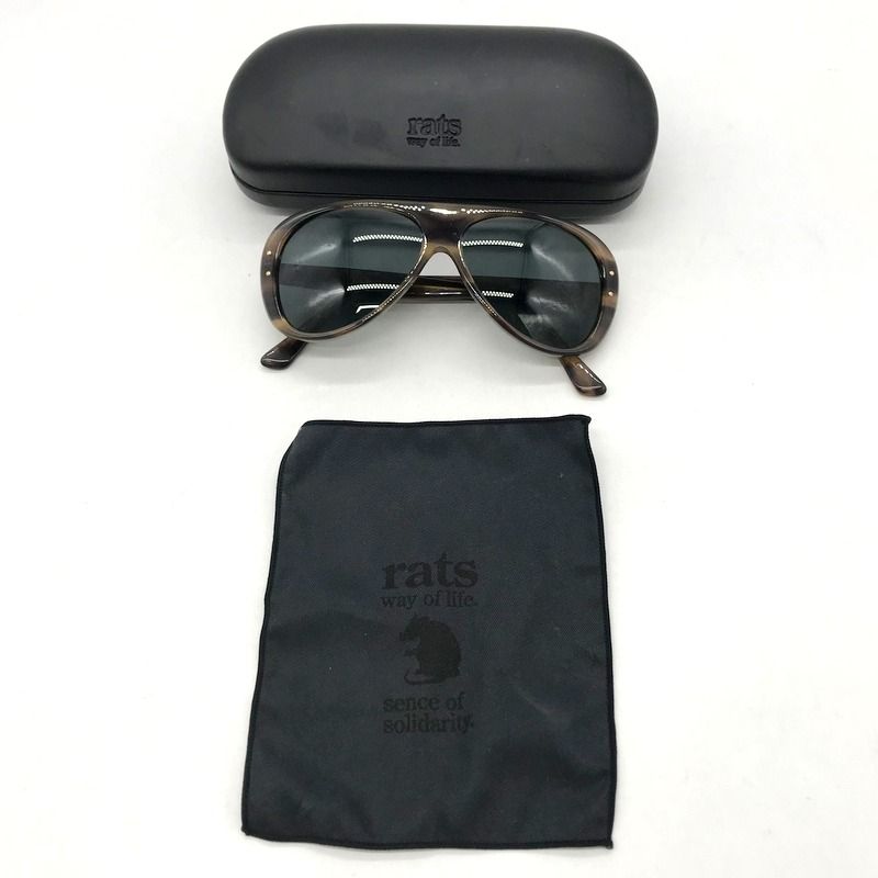 RATS サングラス アイウェア メガネ ティアドロップ型 UV対策 ドライブ 
