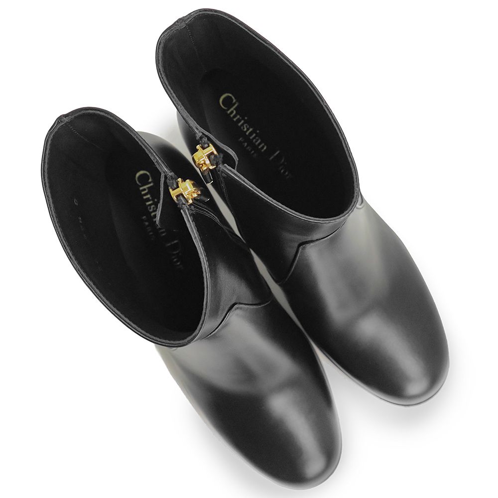 クリスチャンディオール D-Town ヒール ショート ブーツ シューズ 靴  