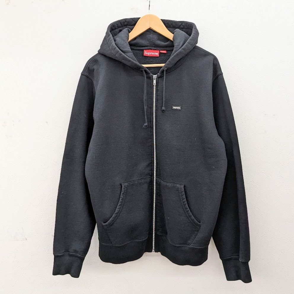 SUPREME シュプリーム Small Box Zip Up Sweatshirt ラバー スモール