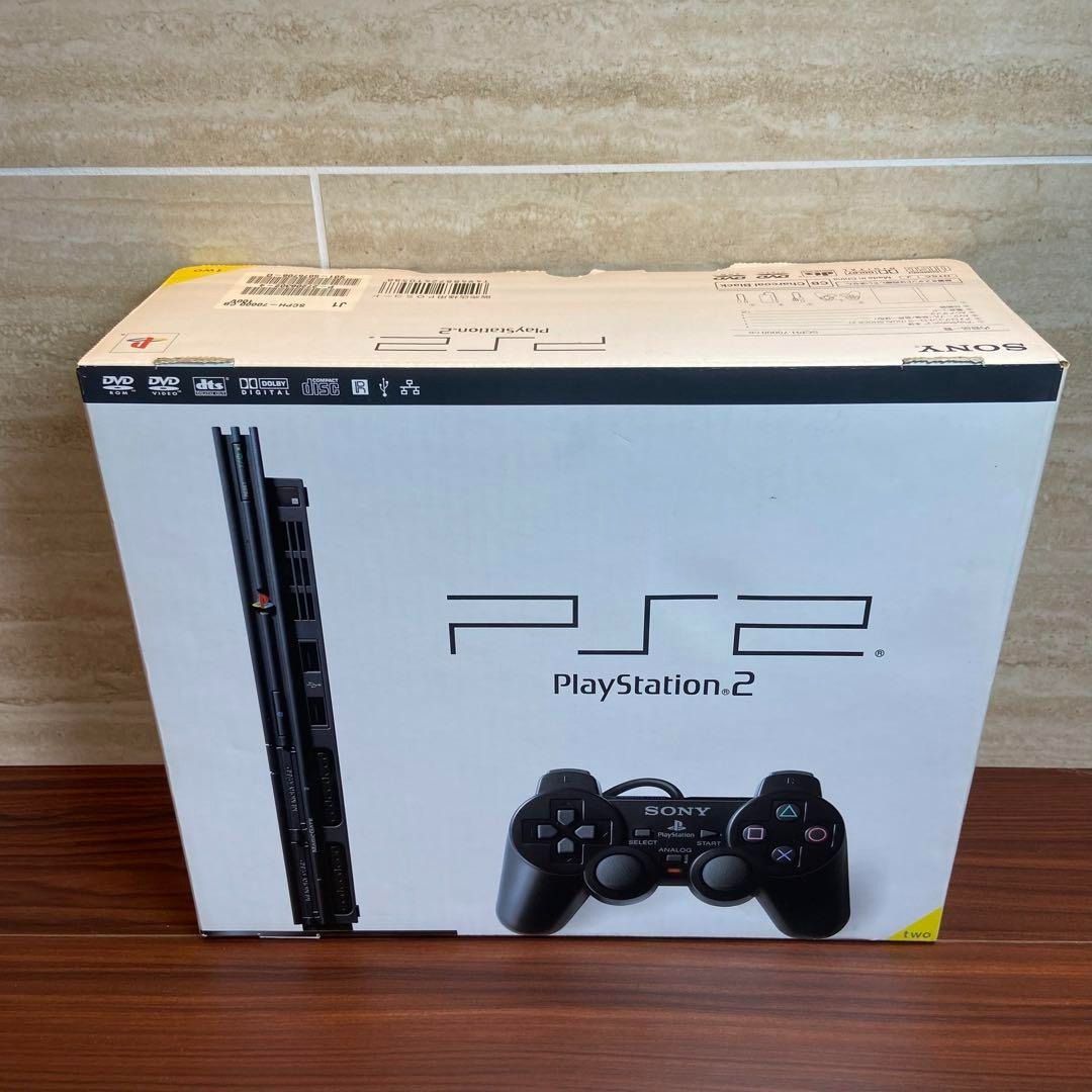 PS2 本体 チャコールブラック SCPH70000CB 4328