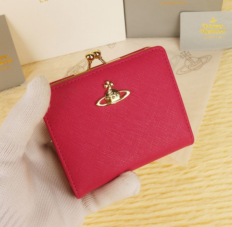 新品 ヴィヴィアンウエストウッド 二つ折り財布 がま口 Vivienne