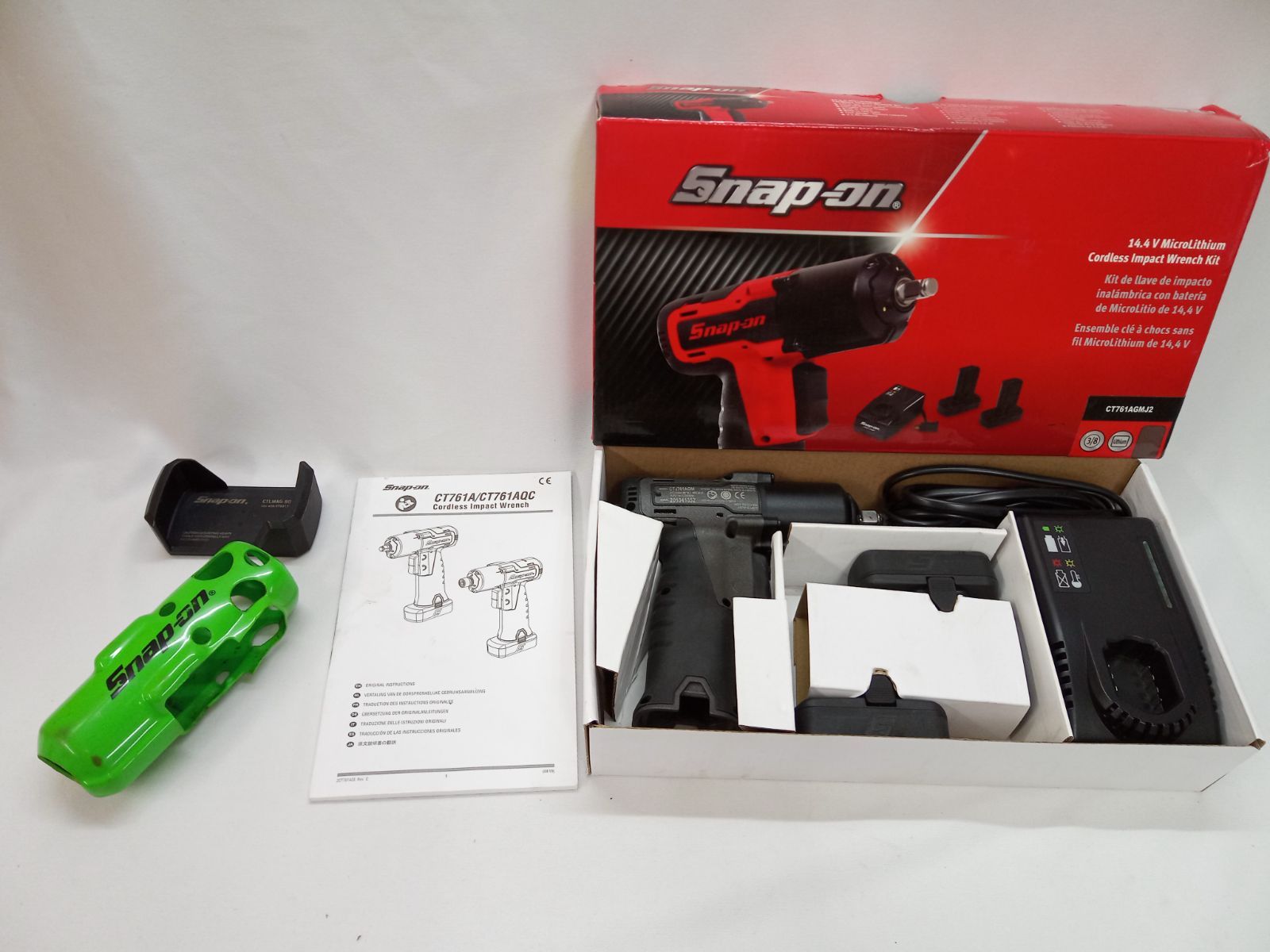 店頭併売品】Snap-on スナップオン 14.4v 3/8 充電式インパクトレンチ CT761AGMJ2【大清水店48-1-0619】 - メルカリ