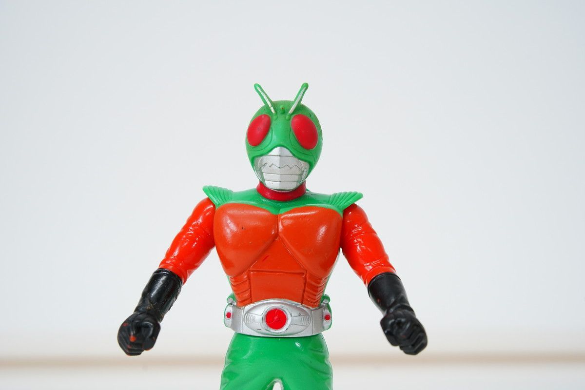 7.543 △ 希少 バンダイ アンドロメロスシリーズ ソフビ 当時物 昭和