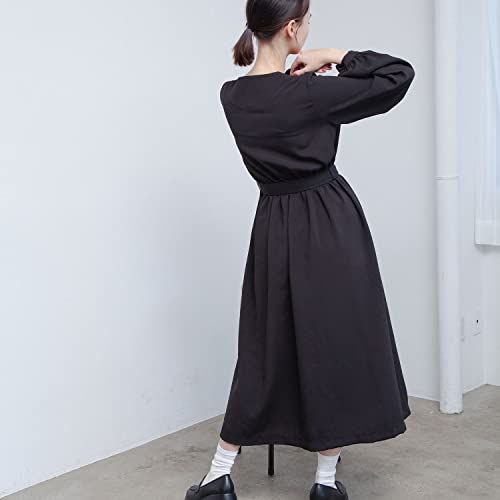 ノラリリー カジュアルドレス No Collar Front Opening OP BLACK F 221550005 19 F2215500051904 レディース F USTAUSTRALIA_COM_AU