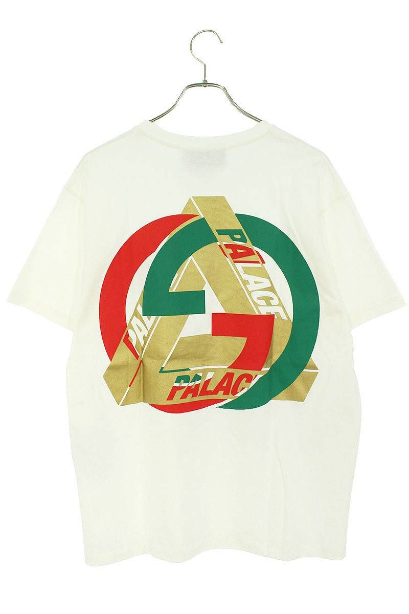 グッチ ×パレス Palace 548334 XJE1C ダブルネームロゴプリントTシャツ