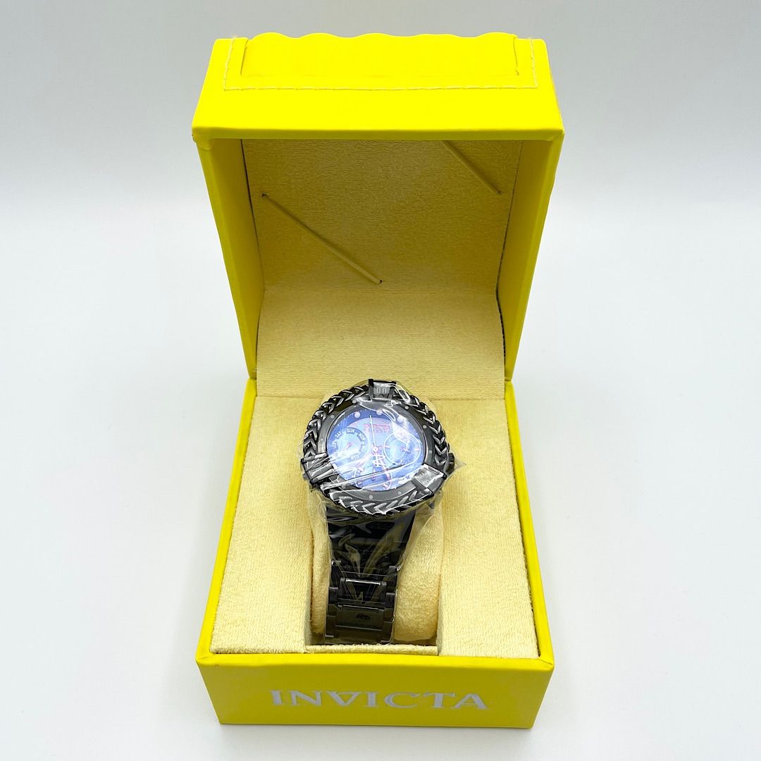 新品 インビクタ INVICTA BOLT ヘラクレス ブラック クロノグラフ 
