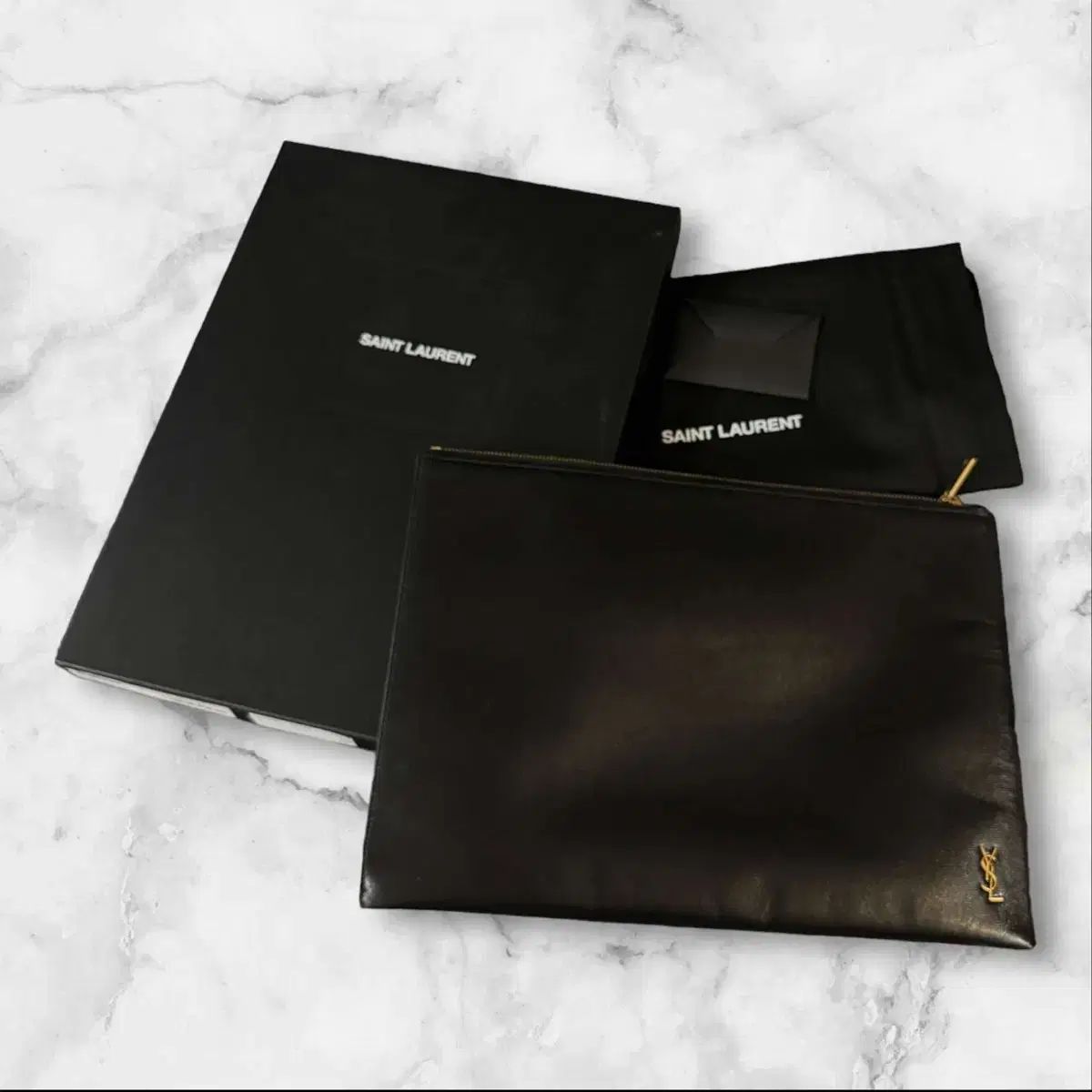 Saint Laurent サンローラン タイニー ミニ モノグラム 金具 クラッチ