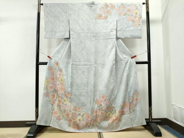 平和屋着物●訪問着　総絞り　舞花文　正絹　逸品　CAAS7515yc 平和屋着物○訪問着 総絞り 舞花文 正絹 逸品 CAAS7515yc - メルカリ