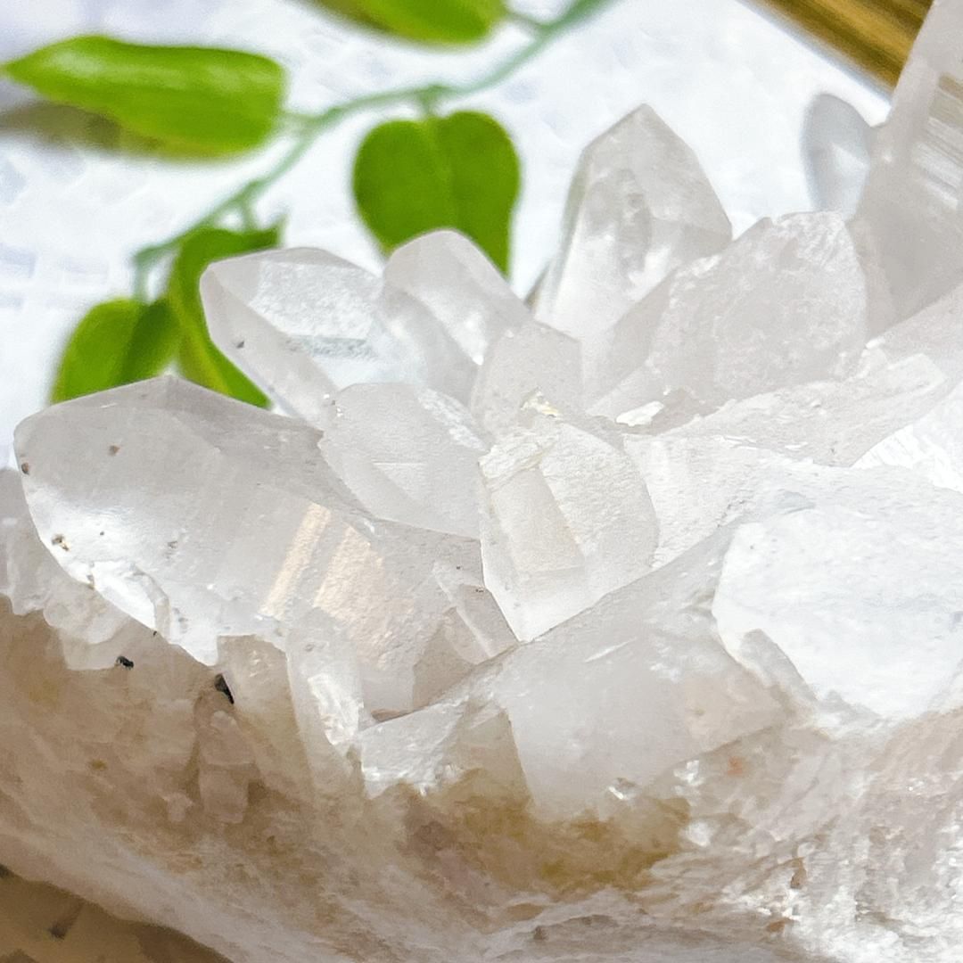 希少高透明度❗️キラキラ☆マニカラン産ヒマラヤ水晶クラスター超強いパワーA1411 希少高透明度❗️キラキラ☆マニカラン産ヒマラヤ水晶クラスター超強い