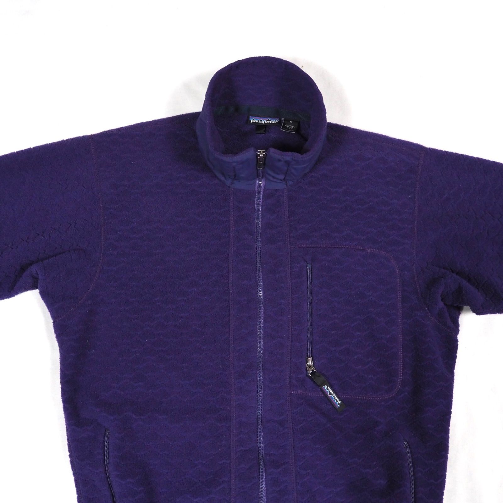 patagonia シェルドシンチラ　キャプリーン M ブラック/パープル 02年 ファッション patagonia シェルドシンチラ キャプリーン M