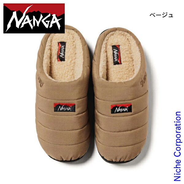 ナンガ NANGAxSUBU ヒノック ウィンターサンダル NA2443-3E106-A EG ベージュ 22‐23.5cm