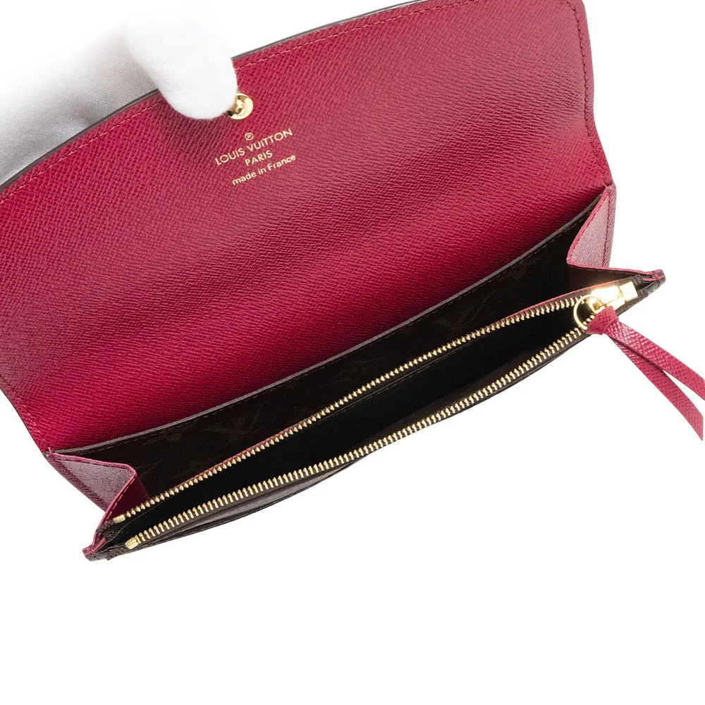 ルイ ヴィトン ポルトフォイユ エミリー 二つ折り長財布 モノグラム  