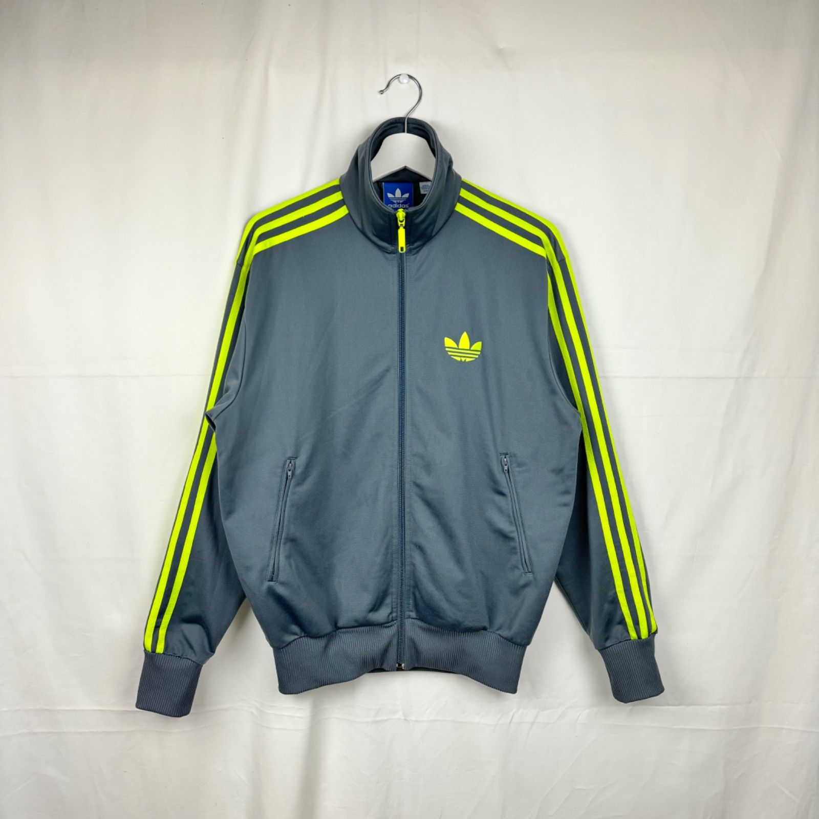 【美品】adidas 90s トラックジャケット ファイヤーバード イエロー M adidas Firebird ファイヤーバードトラックトップ/ジャケット