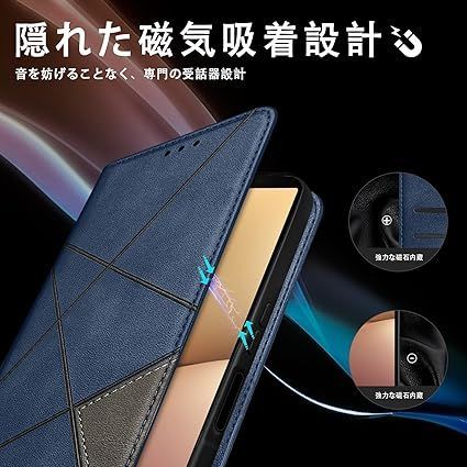 ご相談中 在庫処分】LONGINTIAN Sony Xperia 10 V ケース 手帳型 SO-52D SOG11