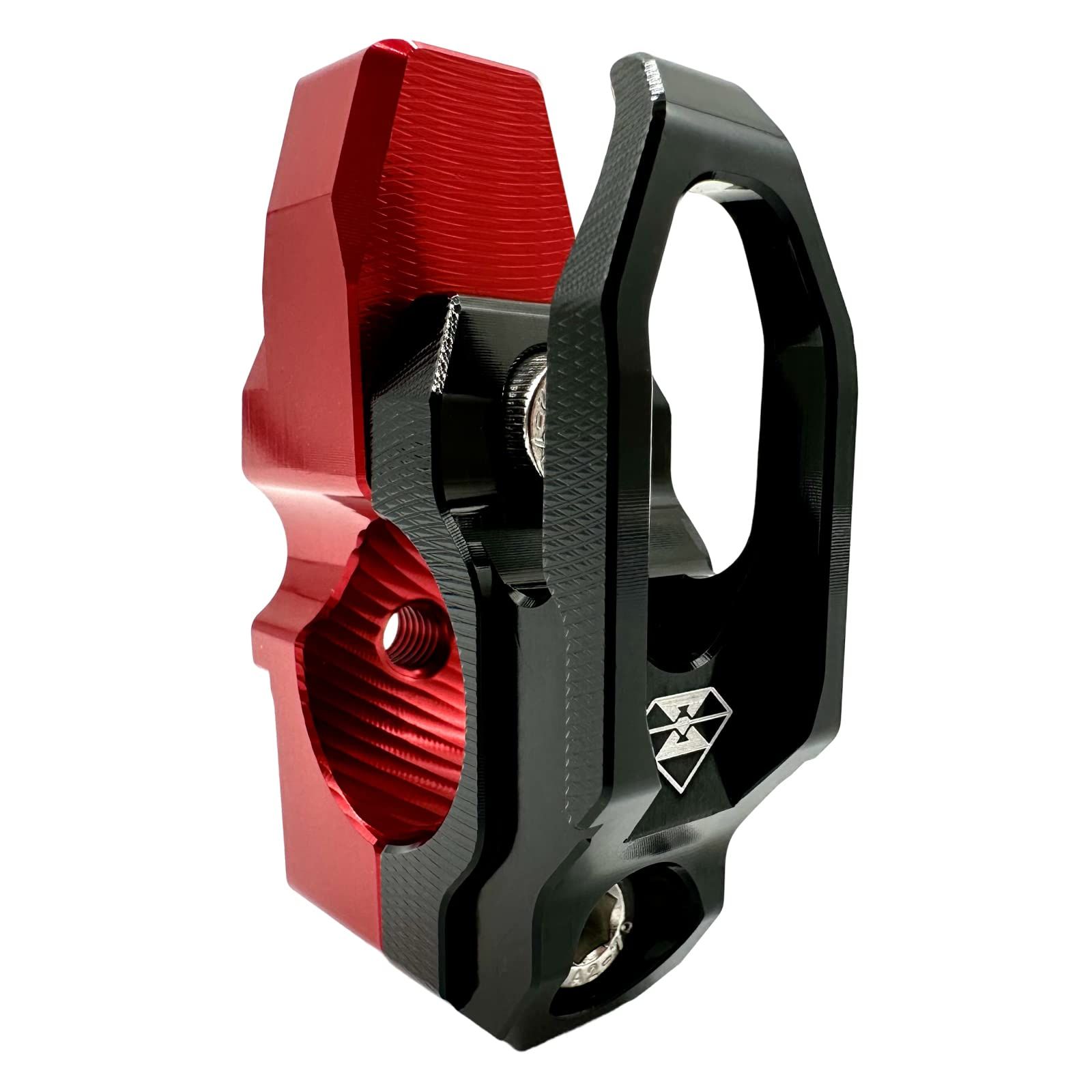 Yuumo+ バイク フック コンビニ ハンドル バー ヘルメット CNC アルミニウム 汎用 φ22mm 22.2mm レッド [レッド]