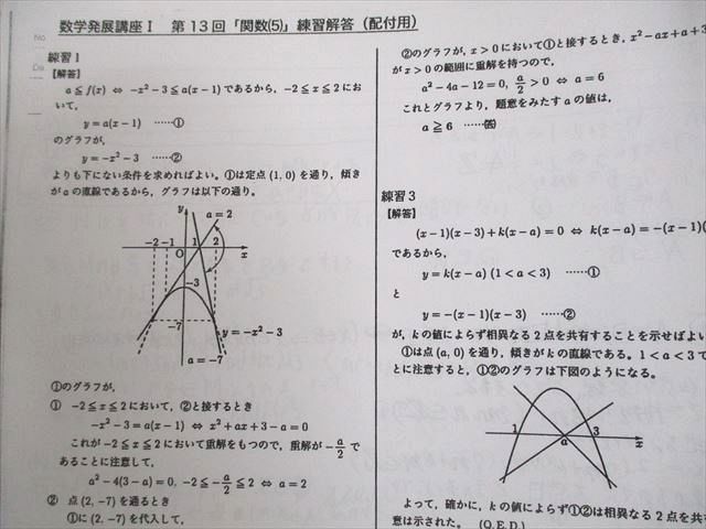 UN11-017 鉄緑会 数学基礎/発展講座I〜III/問題集 テキスト通年セット