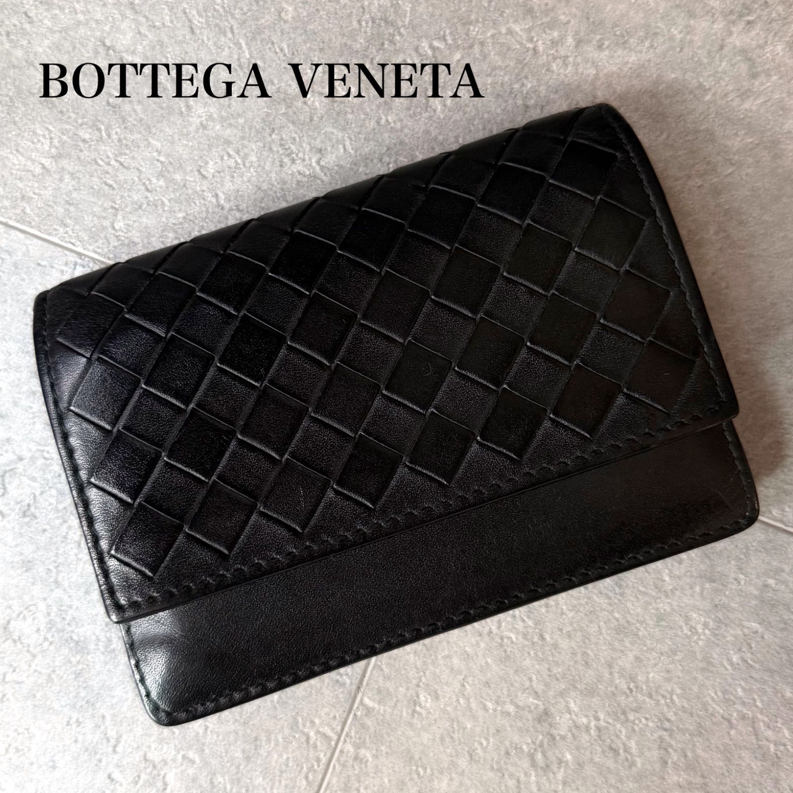 美品 BOTTEGA VENETA ボッテガヴェネタ イントレチャート カード