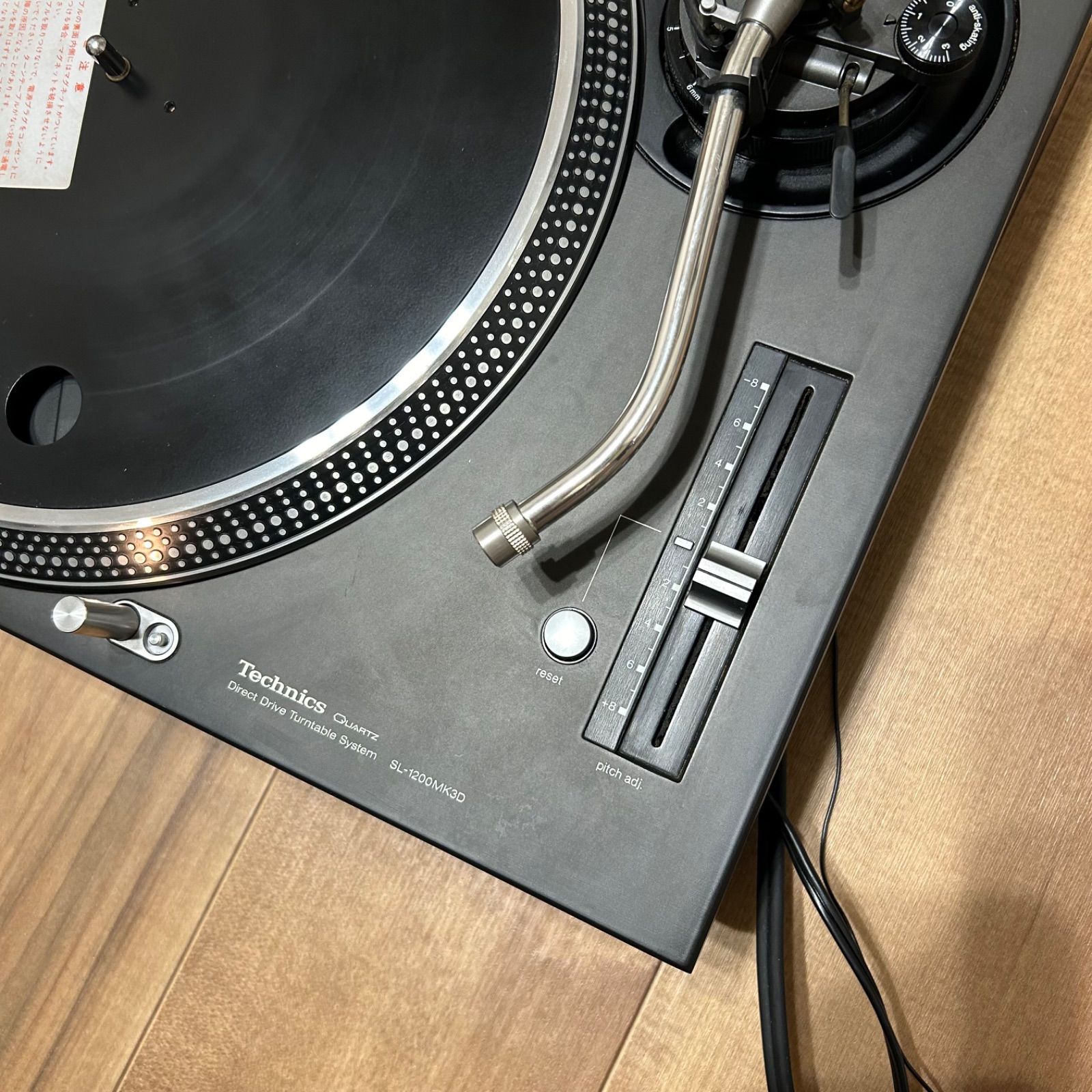 【簡易動作確認済】Technics ターンテーブル SL-1200MK3D Technics SL-1200 mk3D ターンテーブル Technics SL-1200MK3D ターン