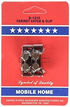 United States Hdwe.D-121CCatch And Clip-CABINET DR CATCH & CLIP (並行輸入品)