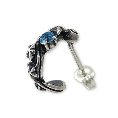 M´s collection シルバーフープピアス(片耳用) XX3N0009-新規