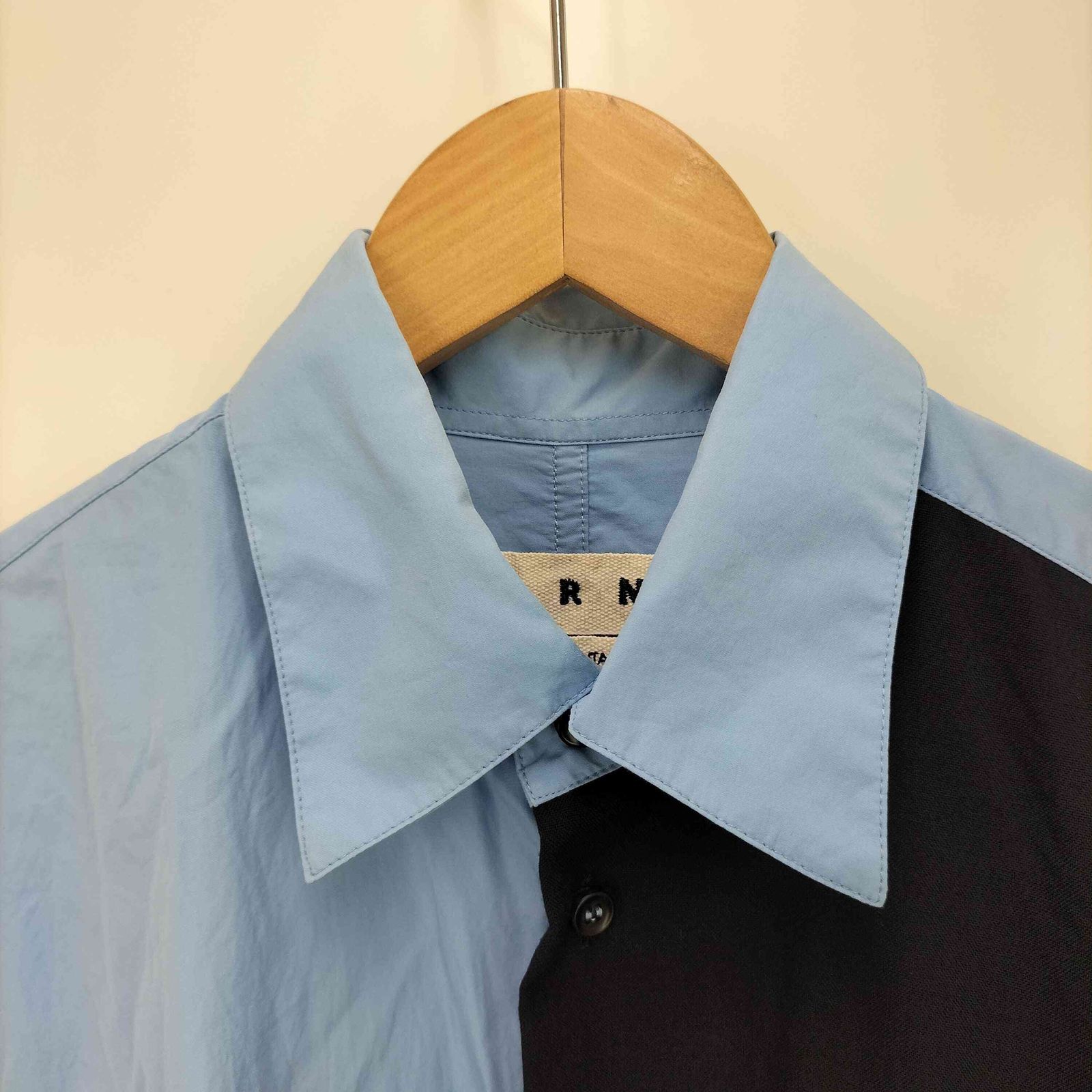 マルニ MARNI 22SS カラーブロックトロピカルウールシャツ マルニ MARNI 22SS カラーブロックトロピカルウールシャツ