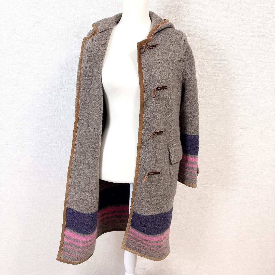 ロングコート 豚革