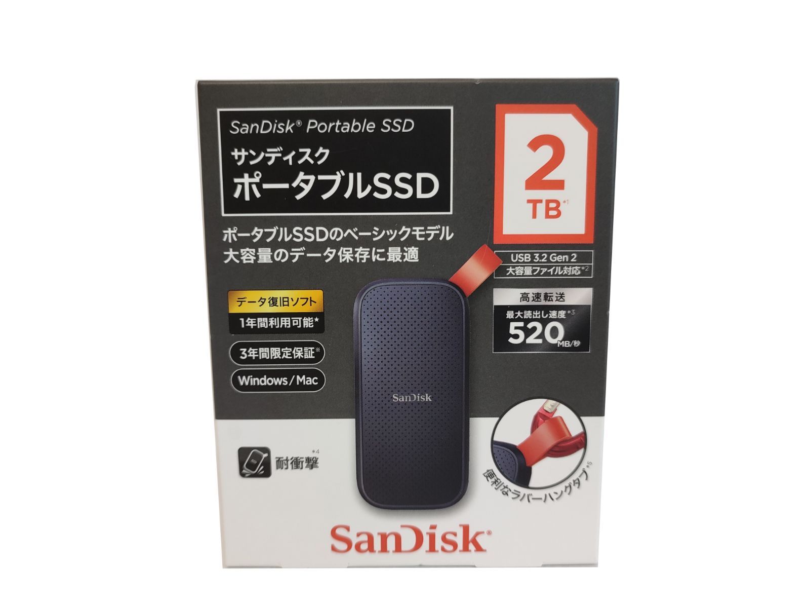 SDSSDE30-2T00-J25 ポータブルSSD 2TB-anpe.bj