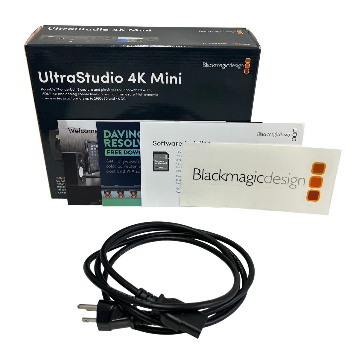 BLACK Magic UltraStudio 4K Mini Thunderbolt 3対応 デバイス 音響機材 T10435837