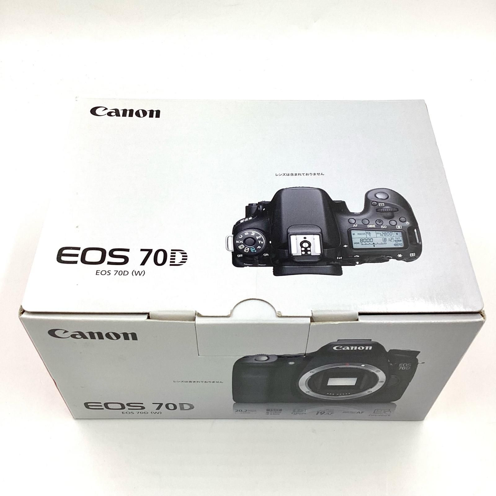 Canon デジタル一眼 EOS 70D ボディ ブラック 新品未開封 即納OK【全額  