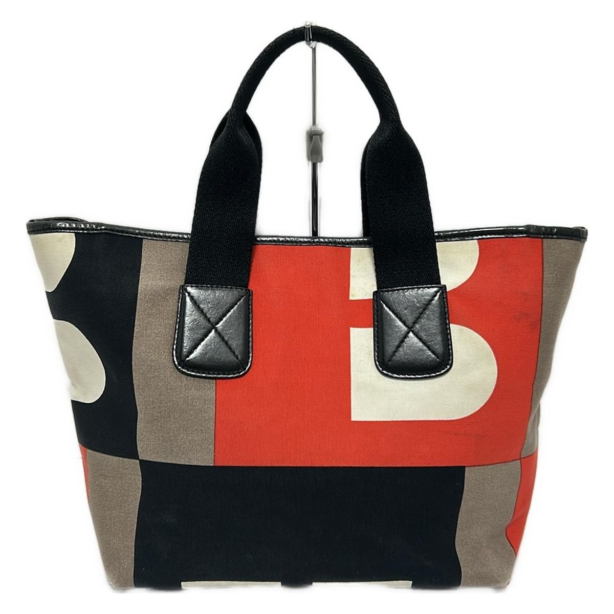 BALLY(バリー) トートバッグ ビジーB BOOTHBAY レッド×黒×マルチ