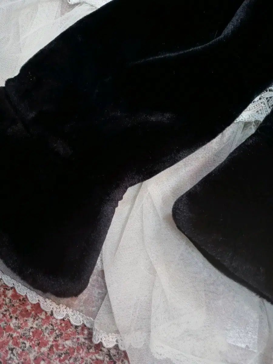 ブラックファーショートジャケット S GULLKHAN_COM